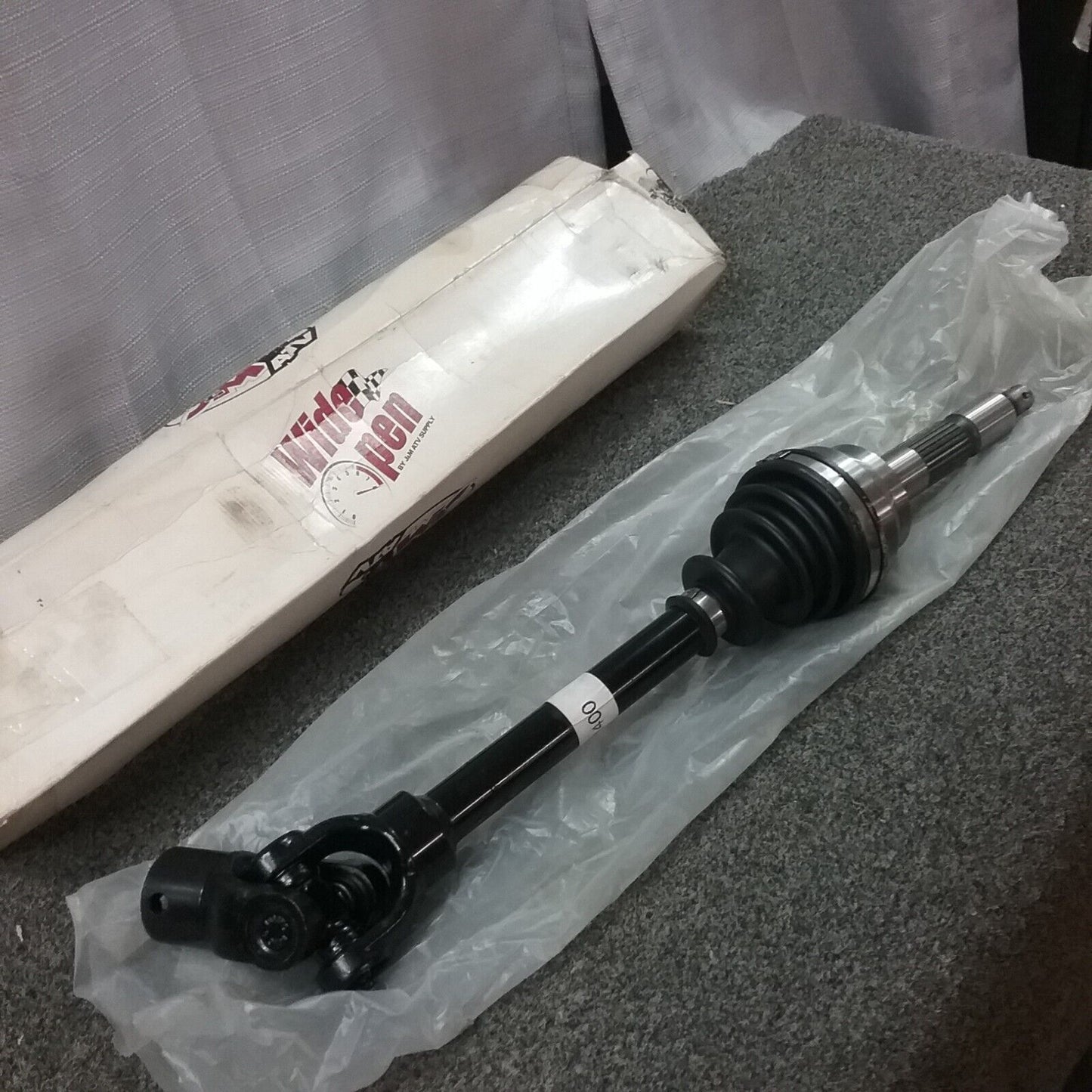 NEW WIDE OPEN CV6950 AX54022 1/2 SHAFT WITH U-JOINT REPLACES POLARIS