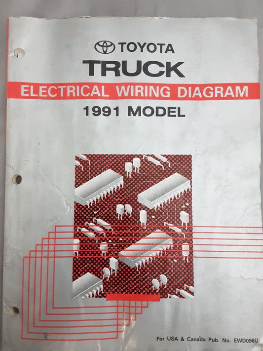 TOYOTA 1991 TRUCK ELECTRICAL WIRING DIAGRAM SERVICE REPAIR MANUAL