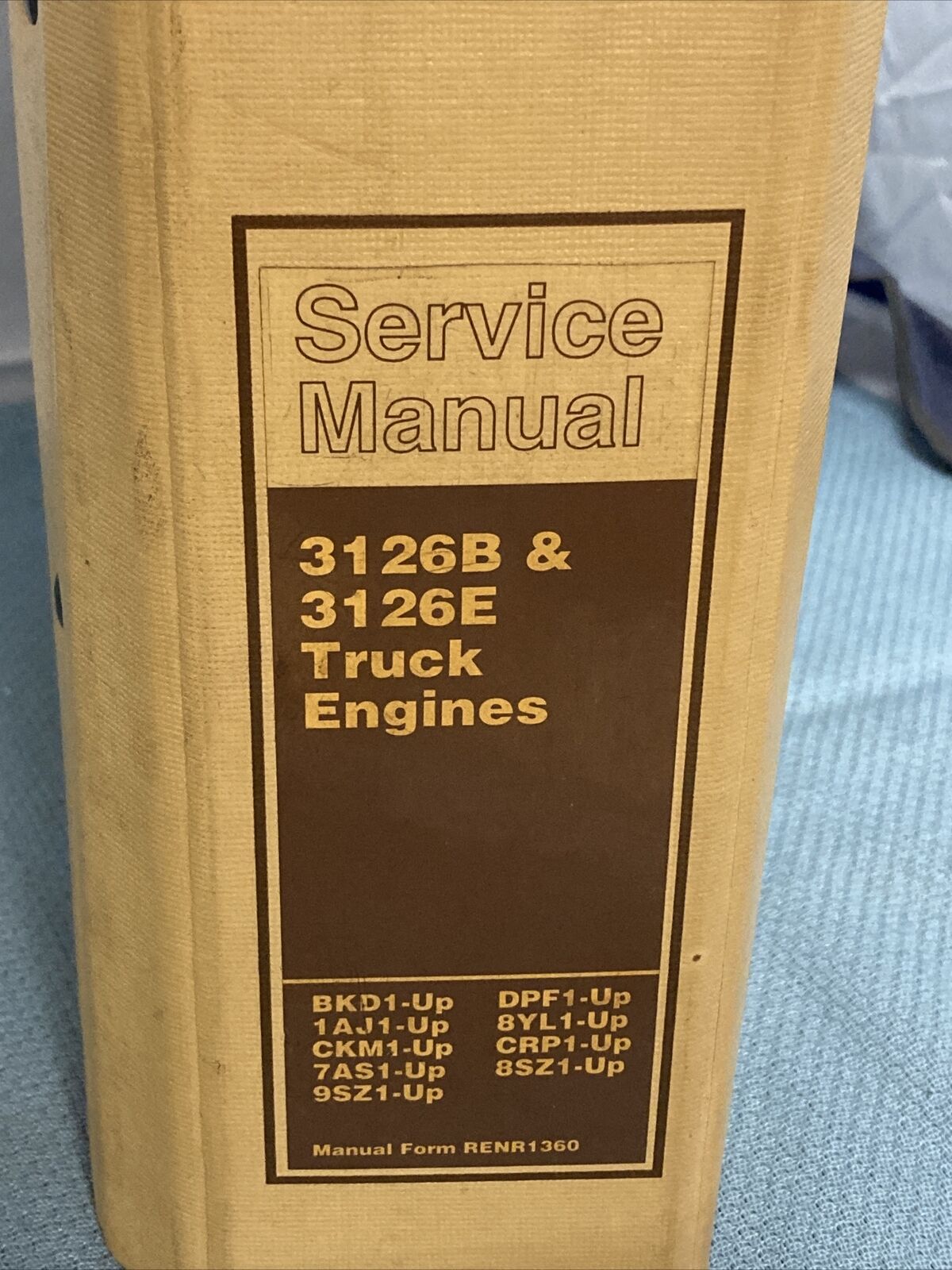 GENUINE CAT/CATERPILLAR SENR1360 SERVICE MANUAL 3126B & 3126E TRUCK ENGINES