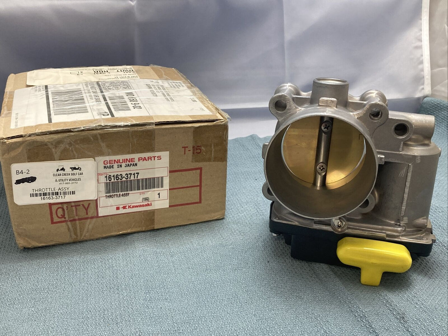 NEW GENUINE KAWASAKI 16163-3717 THROTTLE ASSEMBLY