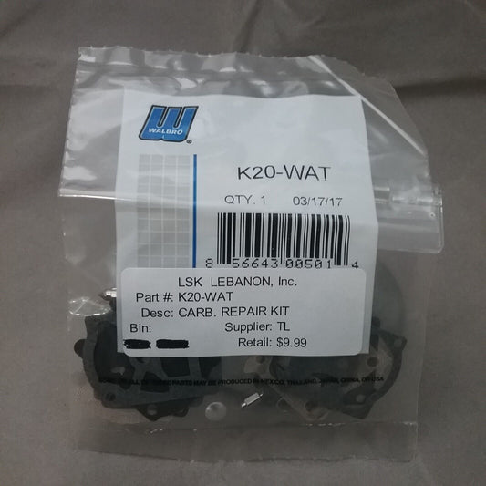 QTY2 NEW WALBRO K20-WAT CARBURETOR KIT