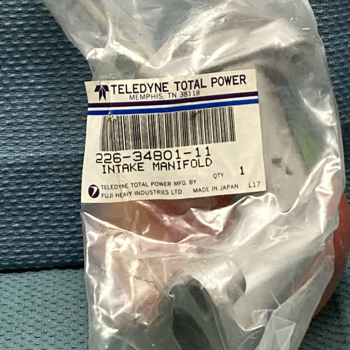 NEW GENUINE TELEDYNE TOTAL POWER 226-34801-11 INTAKE MANIFOLD