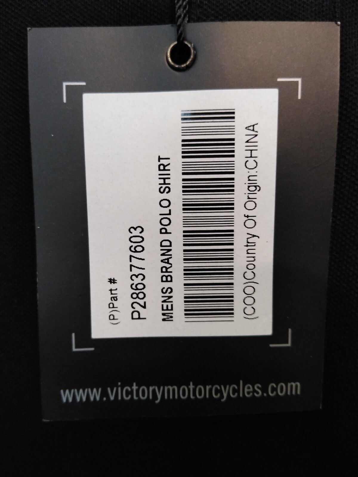 NEW VICTORY Black Polo Shirt / Size Medium / P286377603