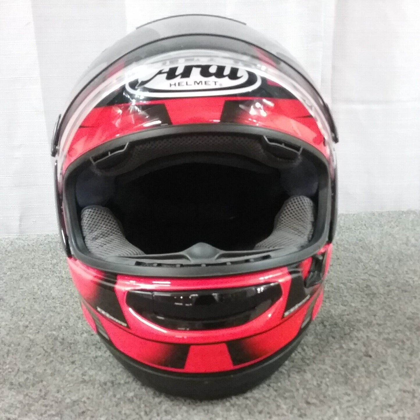 GENUINE ARAI CHASER X TOUGH RED XL 7 1/2-7 5/8