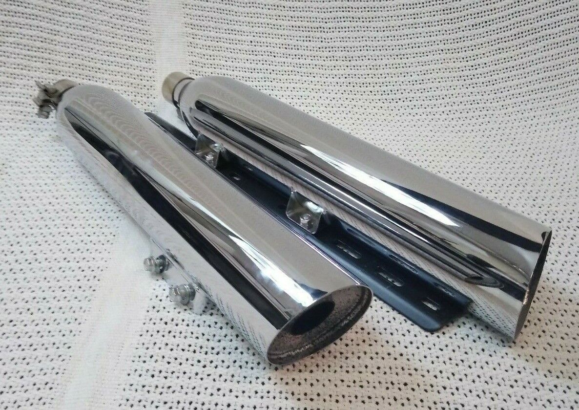 2011 Stock Polaris Victory Kingpin Exhaust Chrome / See Desc. For Part Numbers