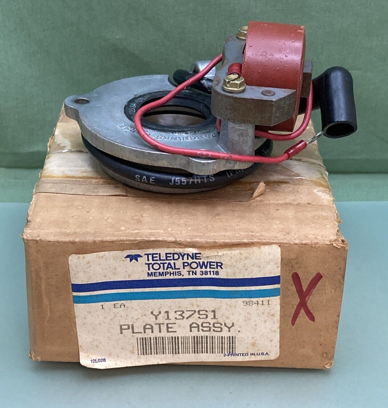 NEW GENUINE TELEDYNE WISCONSIN CONTINENTAL Y137S1 PLATE ASSY