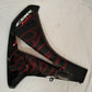 NEW HONDA RH Side Fairing CBR 1000 RR BLACK & CHERRY RED FLAME '08-'11