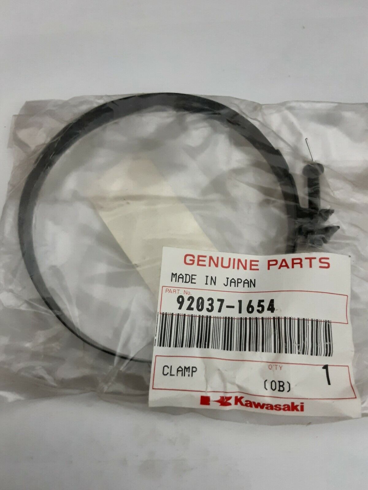 NEW GENUINE KAWASAKI 92037-1654 CLAMP Bayou KLF300 KLF400