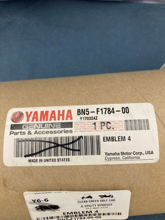 NEW GENIUNE YAMAHA BN5-F1784-00 Emblem 4