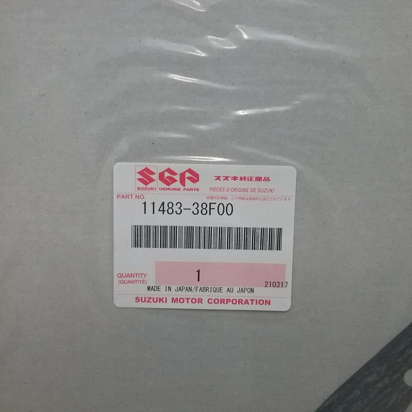NEW GENUINE SUZUKI 11483-38F00 MAGNETO COVER GASKET 2002-2007