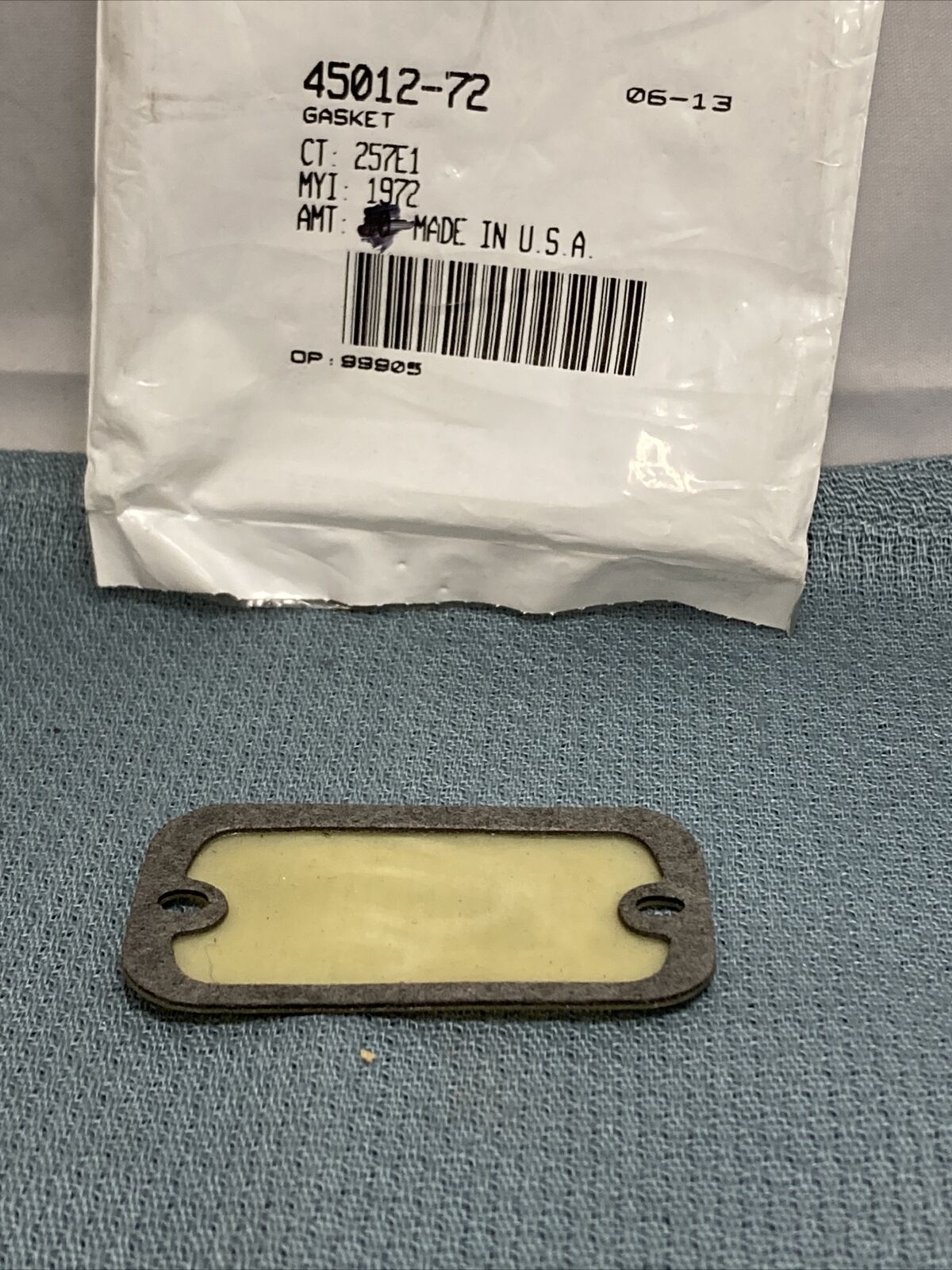 NEW GENUINE HARLEY-DAVIDSON 45012-72 GASKET