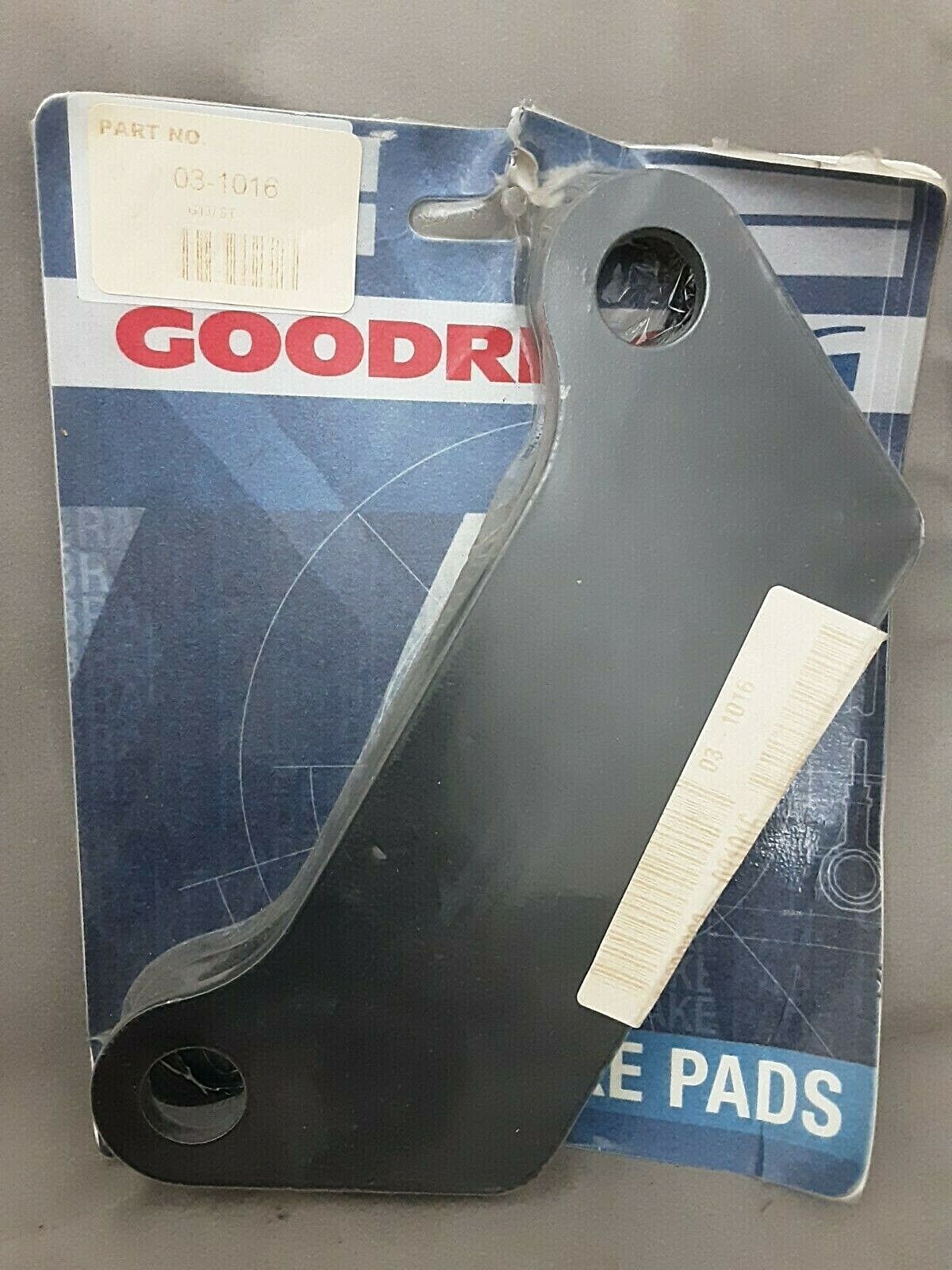 Goodridge G137ST Organic Brake Pads 03-1016