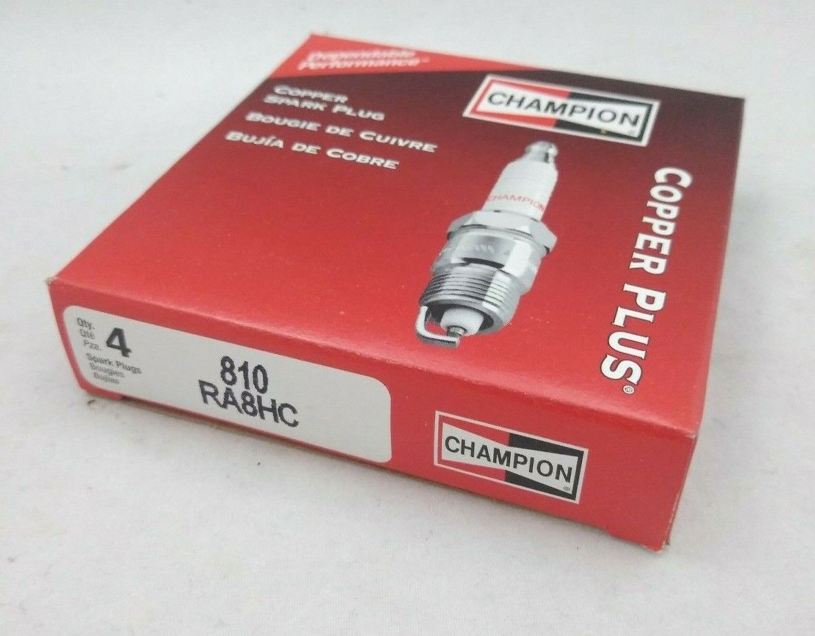 NEW Champion Copper Plus Spark Plugs / 810 / RA8HC / QTY:4