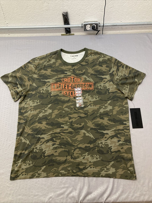 NEW HARLEY DAVIDSON 96105-23VM MEN'S BAR AND SHIELD KNIT CAMO TEE XXXL