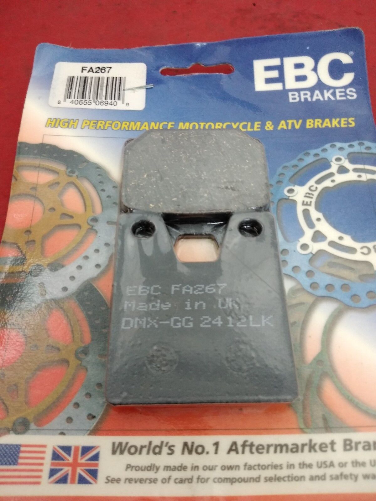 NEW EBC FA267 BRAKE PADS Fits: Yamaha YZF-R1,FZS800 FZ8