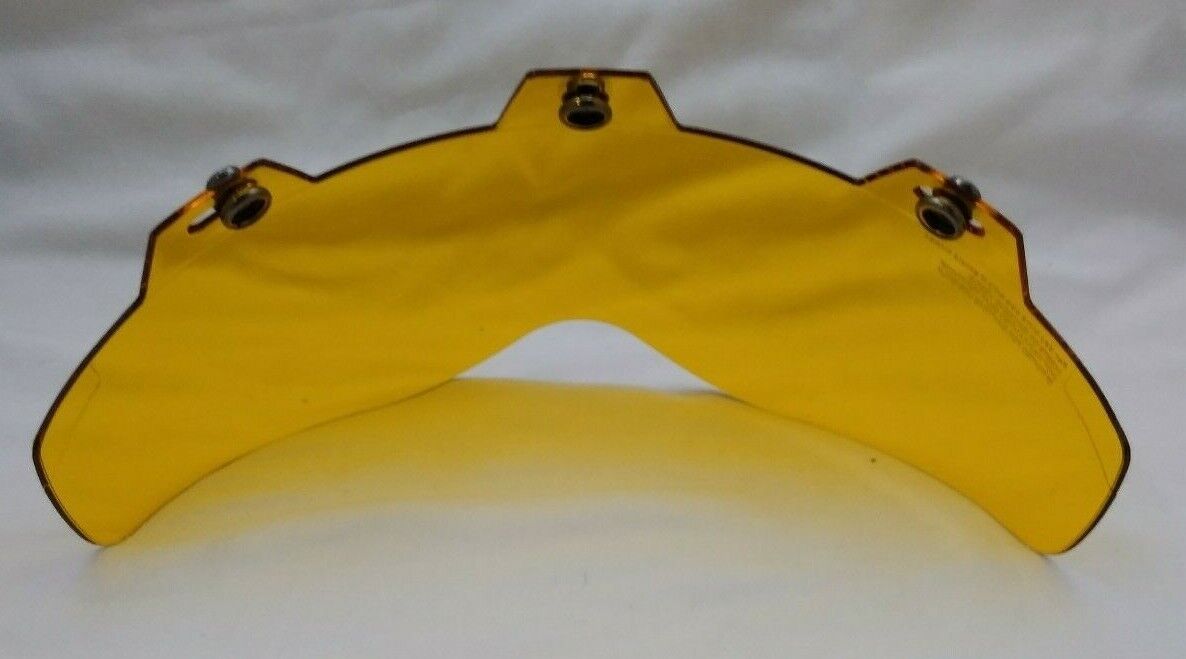 New ECHO Universal 3 Snap Shorty Shield/  Face Shield / Visor / Amber / 02-307