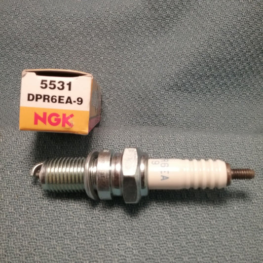 QTY 2 NEW NGK DPR6EA-9 Nickel Spark Plug 5531 KAWASAKI 92070-1138 VN1500 87-08