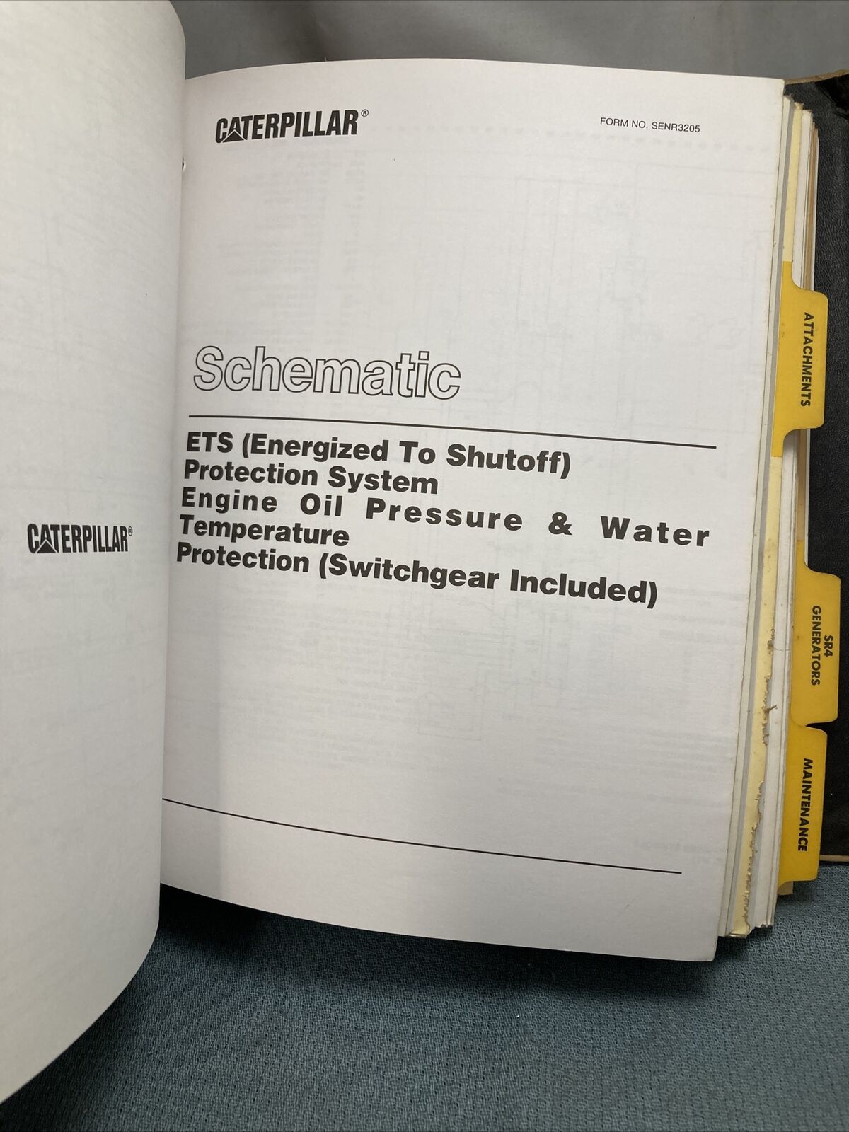 GENUINE CATERPILLAR SENR2557 SERVICE MANUAL 3406 & 3406B GENERATOR SET ENGINES