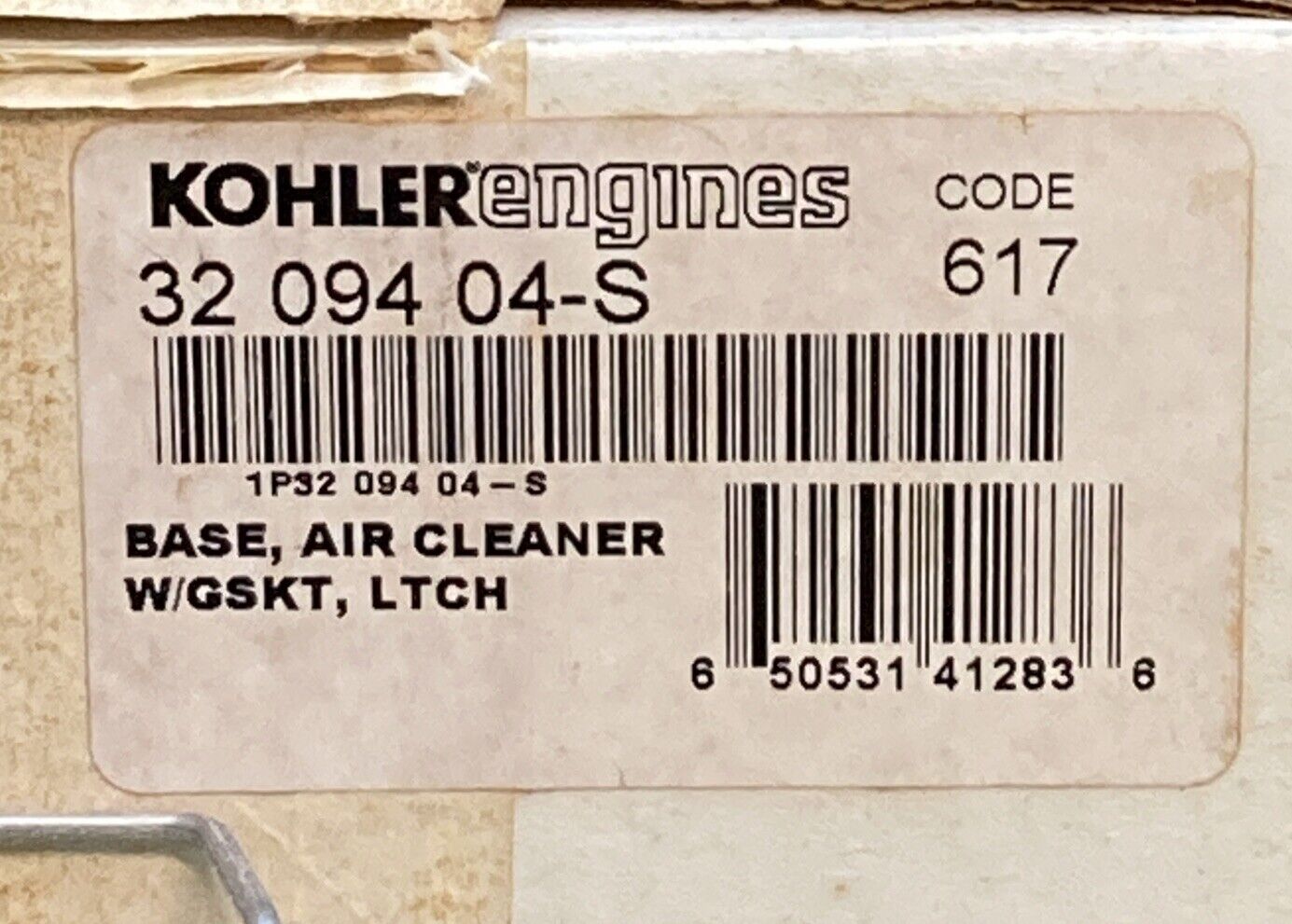 NEW GENUINE KOHLER 32 094 04-S AIR CLEANER KIT