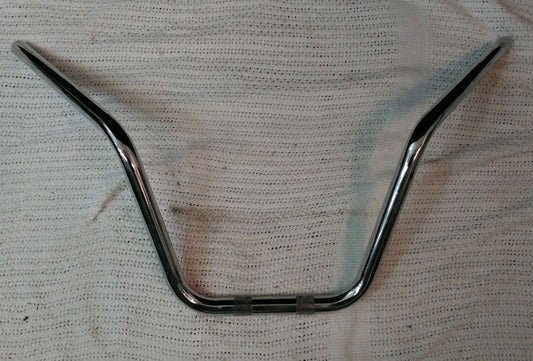 10" Chrome Motorcycle Handlebars / W31" CW 8" PB 12" R 10"