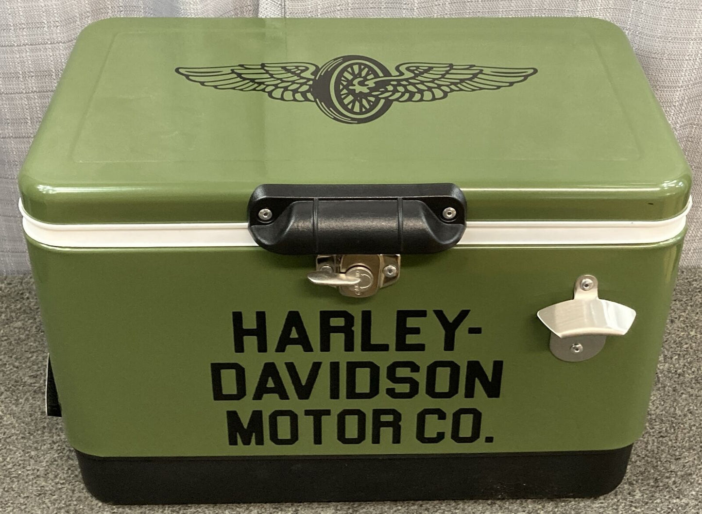 NEW GENUINE HARLEY DAVIDSON HDL-10076 H-D Motor Co. Retro Cooler APPROX. 26QT