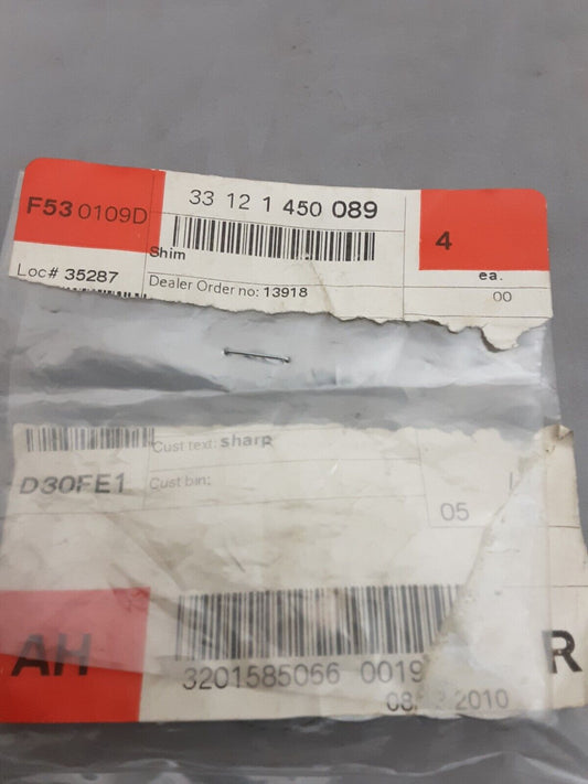 NEW GENUINE BMW 33121450089 SHIM R80GS K100 R80 1980-2008