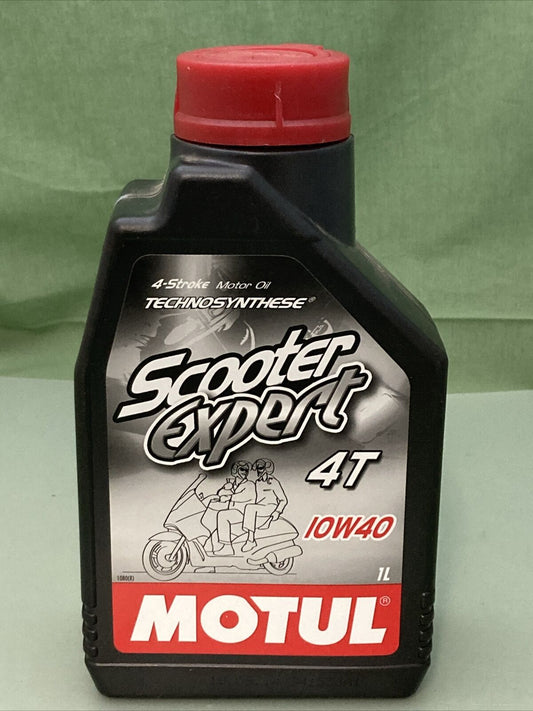 NEW GENUINE MOTUL 105935 4T 10W40 SCOOTER EXPERT TECHNOSYNTHESE MOTOR OIL