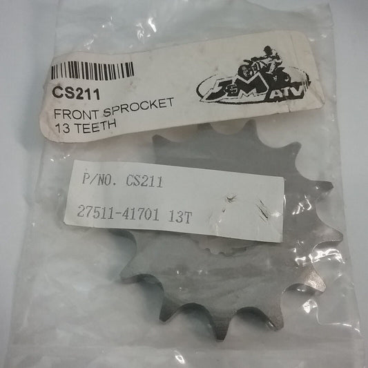 NEW J&M CS211 FRONT SPROCKET 13T SUZUKI 27511-41701 RM100 RM125 ALT125