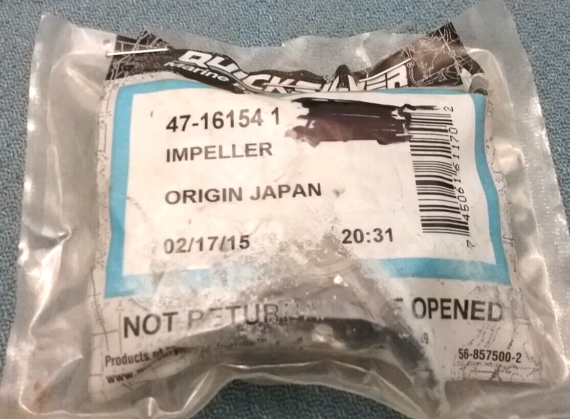 NEW QUICKSILVER 47-16154 1 IMPELLER Mercury Outboard 3.3 4.5 4HP