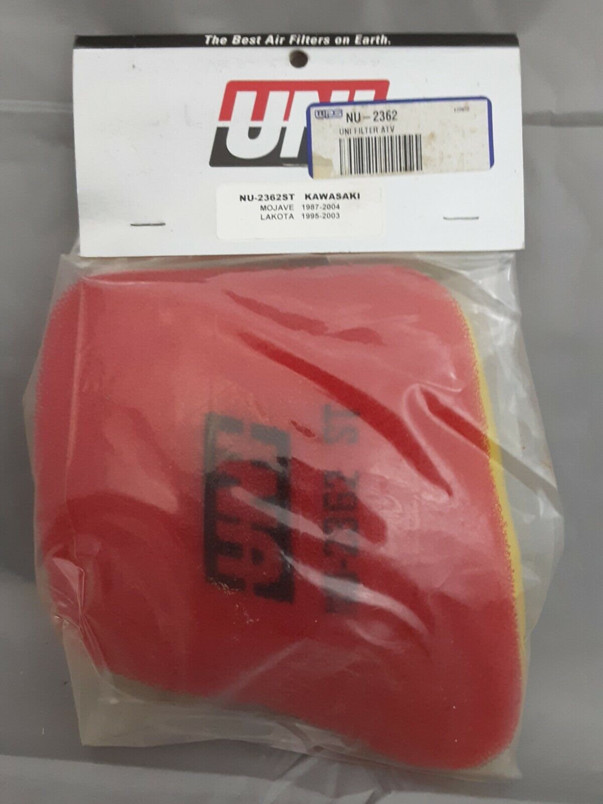 NEW UNI TWO STAGE COMPETITION FILTER NU-2362ST KAWASAKI MOJAVE LAKOTA