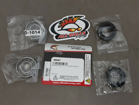 ALL BALLS 25-1002 WHEEL BEARING KIT HARLEY 1973-99