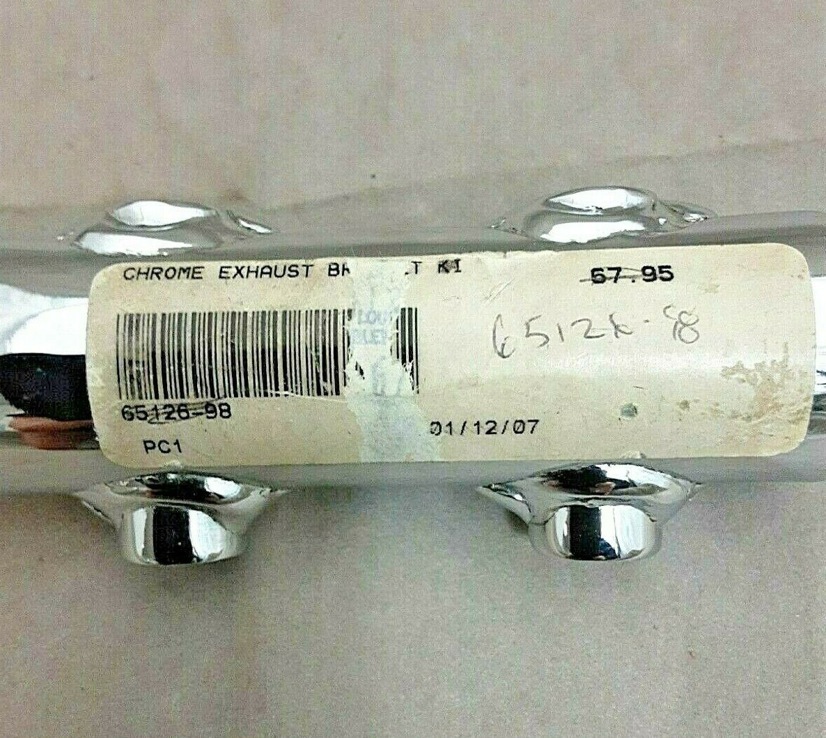 Genuine Harley-Davidson Chrome Support Bracket PN 65126-98