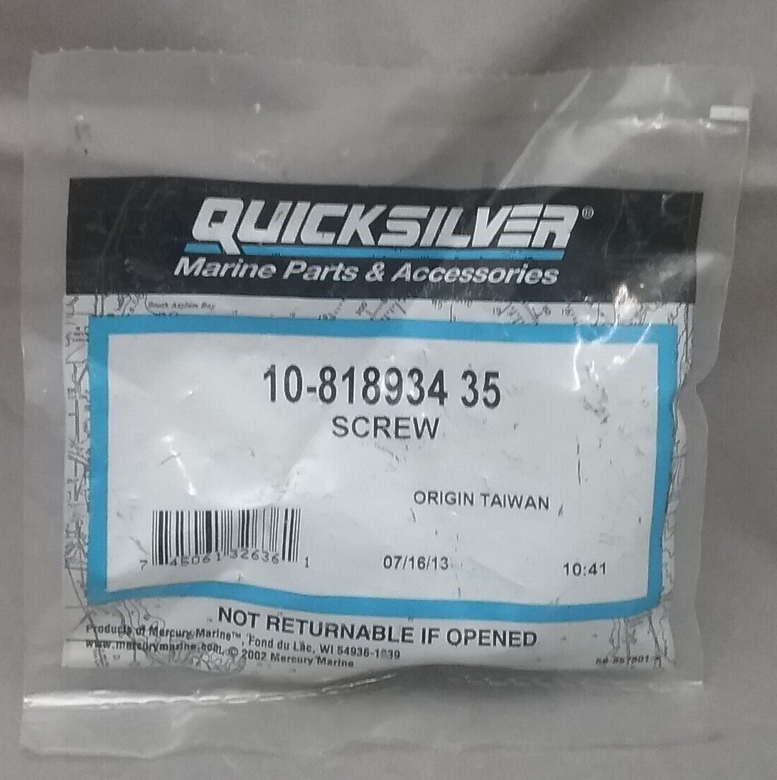 QTY2 NEW QUICKSILVER 10-81893435 SCREW M8X35 FORCE OUTBOARD ADAPTER UPPER PLATE