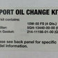 NEW YAMALUBE Sport Oil Change Kit 15W-50 / 4 Quarts, Oil Filter, Drain Gasket