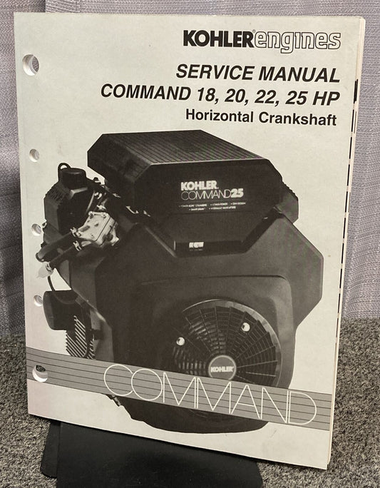 GENUINE KOHLER ENGINES TP-2428-A COMMAND HORIZONTAL CRANKSHAFT SERVICE MANUAL