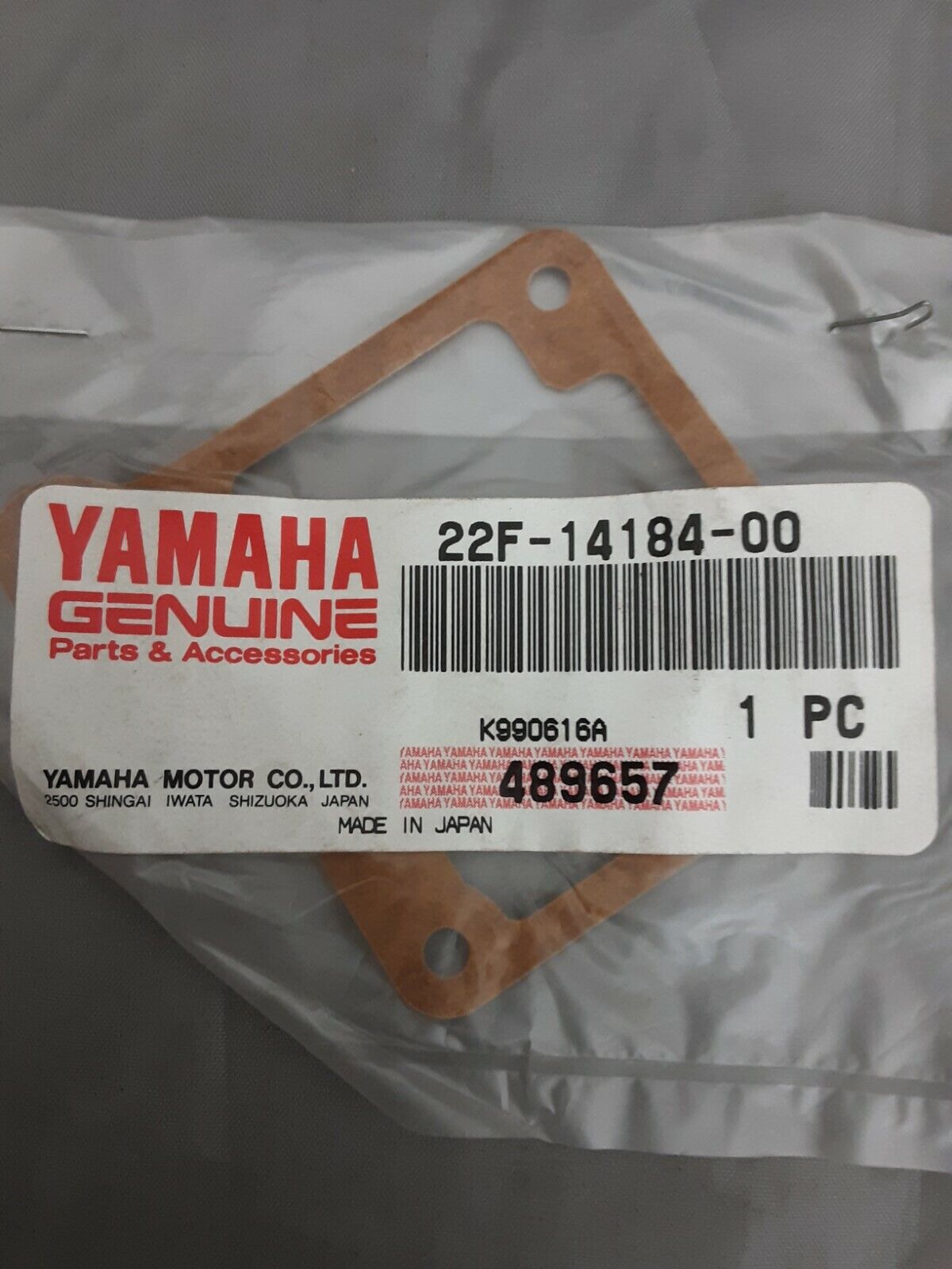 NEW GENUINE YAMAHA 22F-14184-00 GASKET, FLOAT CHAMBER EF5000 Badger YFM80